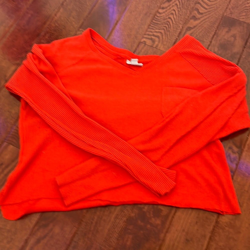 Cropped Red Sweater